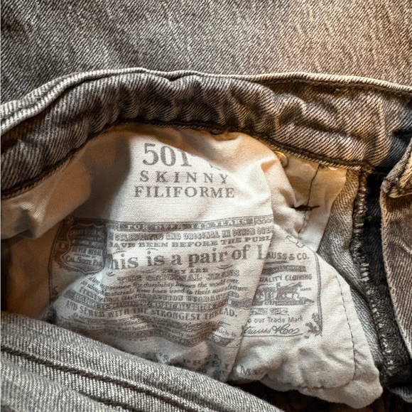 EUC Levi’s 501 Skinny Jeans - Picture 12 of 13